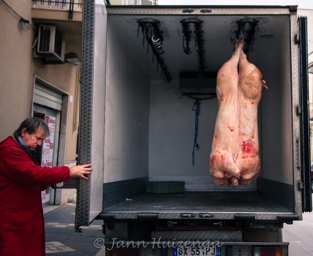 Side of Beef in Sicily, copyright Jann  Huizenga